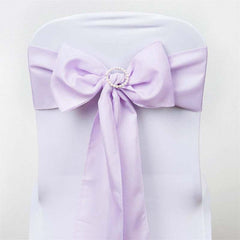 5 Pack Polyester Chair Sashes Lavender Lilac 6"x108"