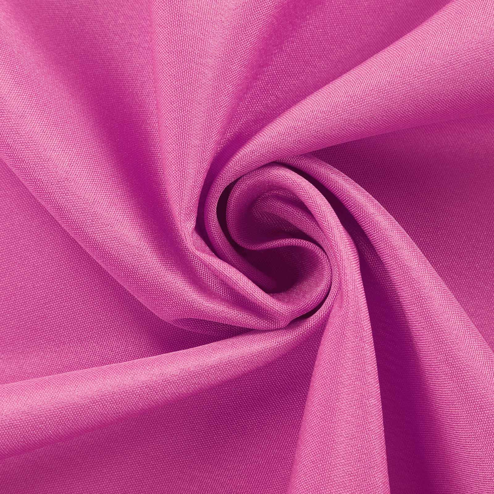 5 Pack Polyester Chair Sashes Fuchsia 6"x108"